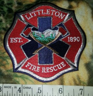 Patch Co Colorado Littleton Fire Rescue Older Version