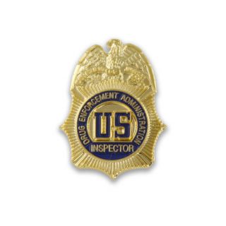 Dea Inspector Lapel Pin Drug Enforcement Administration Authentic