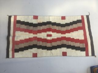 Navajo Rug - Strong Design,  C1940 - 1950,  S 30 1/2 By 60 Inches