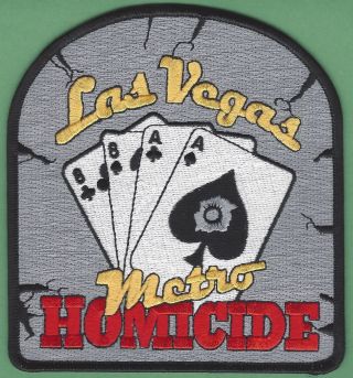 Metropolitan Las Vegas Nevada Police Homicide Division Shoulder Patch