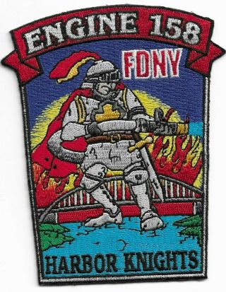 York City - Engine - 158 Harbor Knights Fire Department Patch