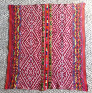 Andean Mountain Textile - Peruvian Aguayo Table Cloth Mastana.
