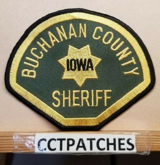Buchanan County,  Iowa Sheriff (police) Shoulder Patch Ia