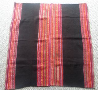 Peruvian Handwoven Aguayo Table Cloth - Andean Mountain Textile