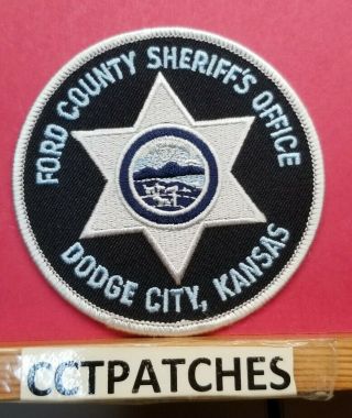 Ford County,  Kansas Sheriff (police) Shoulder Patch Ks
