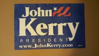 2004 John Kerry For President Campaign Poster