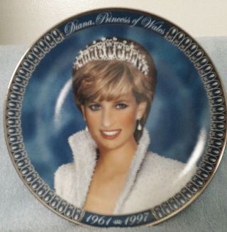 A Tribute To Princess Diana From The Franklin Limited Edition Plate