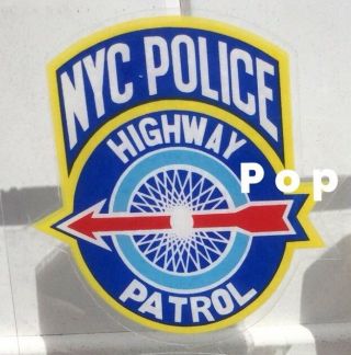 Nys Ny Nyc Highway Patrol Police Inwindshield Authentic Decal Sticker Others