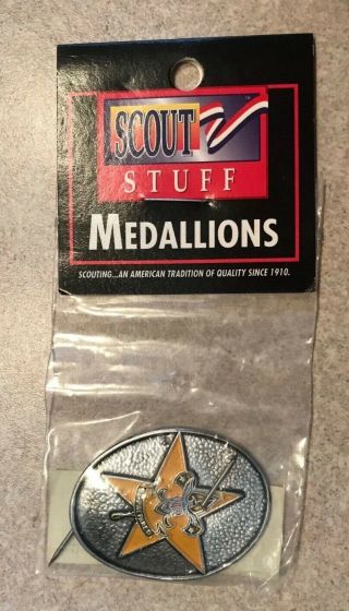 Boy Scouts Star Scout - Hiking Staff / Stick Medallion - In Package