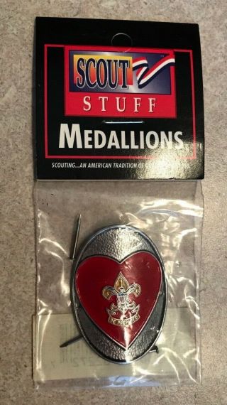 Boy Scouts Life Scout - Hiking Staff / Stick Medallion - In Package