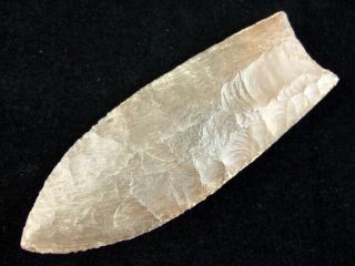 Fine Authentic 3 1/8 Inch Grade 10 Ohio Clovis Point With Indian Arrowheads