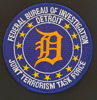 Fbi Detroit Field Office Jttf - Joint Terrorism Task Force Full Color