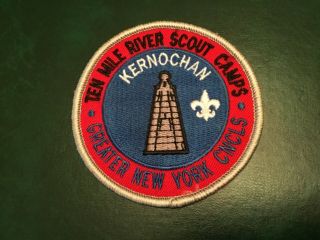 Icollectzone Gnyc Ten Mile Scout Camps Kernochan Patch (b600)