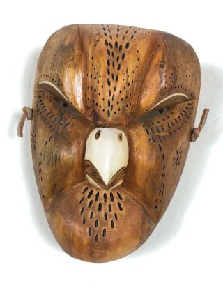Owl Yaqui Yoeme Mayo Dance Mask Sonora Mexico Indian By Louis Valenzuela