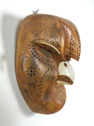 Owl Yaqui Yoeme Mayo Dance Mask Sonora Mexico Indian by Louis Valenzuela 2