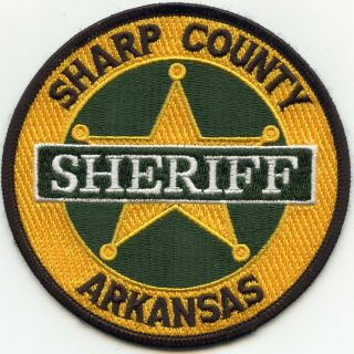 Sharp County Arkansas Ar Sheriff Police Patch
