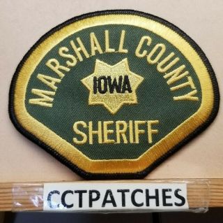 Marshall County,  Iowa Sheriff (police) Shoulder Patch Ia