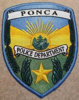 Ne Ponca Nebraska Police Patch