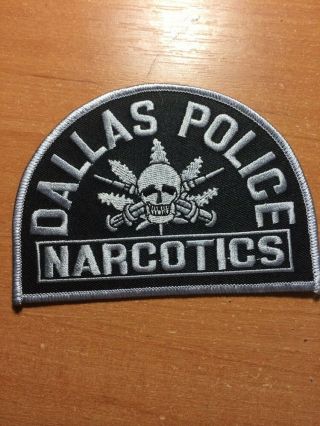 Patch Police Dallas Subdued Narcotics Texas Tx
