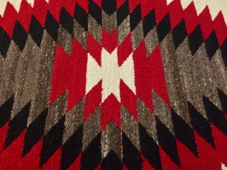 Vintage Small Native American Navajo Wood Blanket Rug Textile