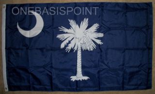 3x5 South Carolina State Flag Style Outdoor Banner Palmetto Tree Crescent