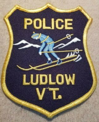 Vt Ludlow Vermont Police Patch