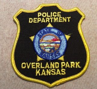 Ks Overland Park Kansas Police Patch