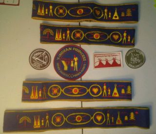 Ymca Patch Headbands Y Indian Princess Father Daughter Friends Algonquin Nation