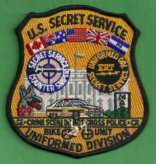 Us Secret Service Uniform Division White House Shoulder Patch