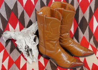 RARE VINTAGE 1960s JUSTIN LADIES ' EXOTIC TOE CUSTOM COWBOY/WESTERN BOOTS,  SIZE 7A 3