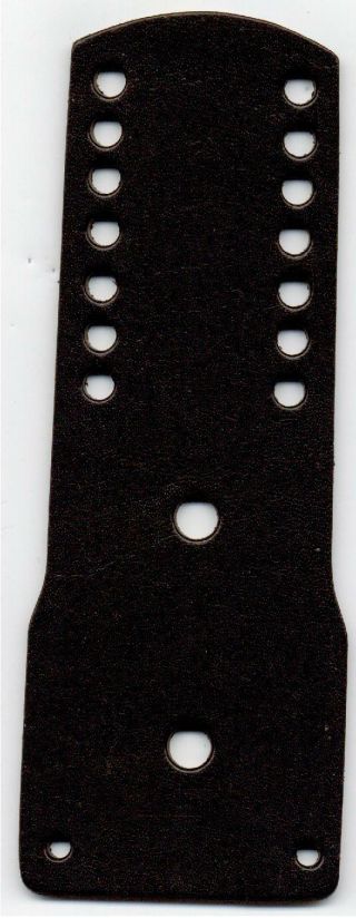 Ny/nj Police - Style - Leather Backer Holds Shield/nameplate/7 - Citation Bars
