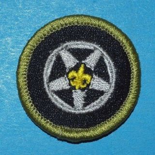 Automotive Maintenance Type L Merit Badge - Since 1910 Back - Boy Scouts 9857