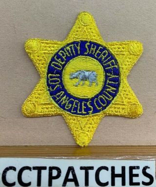 Los Angeles County,  California Deputy 2 3/8 " By 2 5/8 " Police Shoulder Patch Ca
