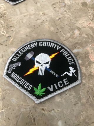 Allegheny County Pa Narcotics And Vice Police Patch