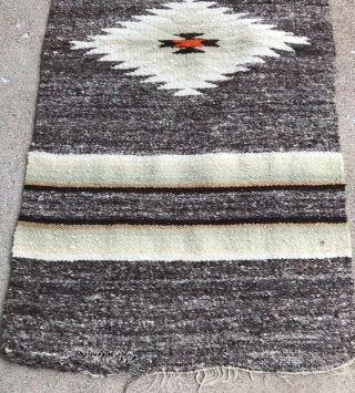 Old NAVAJO INDIAN RUG CALM COLORS 58” X 28” 2