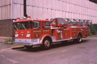Pittsburgh Pa Truck 51 1973 American Lafrance 85 