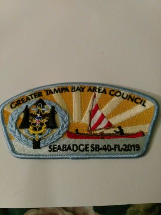 Greater Tampa Bay Area Council Csp Seabadge Sb - 40 - Fl - 2019