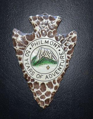 Boy Scouts - Philmont Scout Ranch 50th Anniversary Ceramic Arrowhead