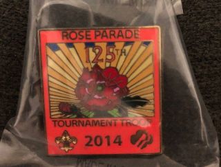 Vintage Hat/lapel Pin - 2014 Rose Parade 125th Tournament Troop