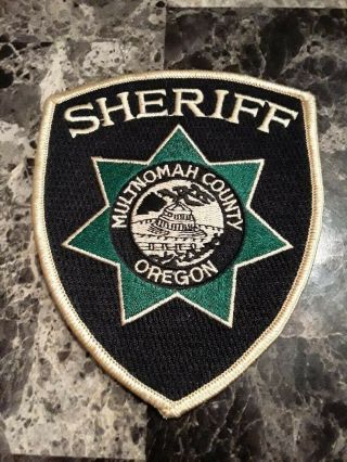 Multnomah County Sheriff Shoulder Patch Oregon -