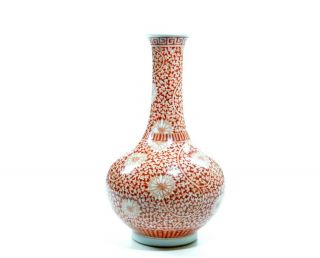 A Chinese Iron - Red Porcelain Vase