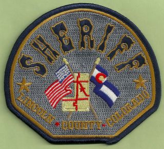 Lincoln County Sheriff Colorado Shoulder Patch