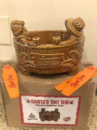 Beachbum Berry Santas Tiki Tub Communal Bowl Miracle Sippin Santa Popup 2