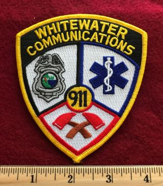Whitewater Wisconsin Wi 911 Communications Center Dispatch Patch Police Fire Ems