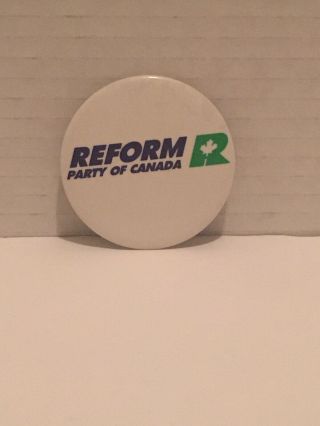 Reform Party Of Canada Political Pin