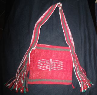 Hand Made From Hopi Dance Sash Shoulder Bag Tote Purse Mountain Man Rendezvous