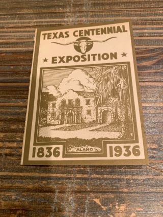Texana - - Texas Centennial Exposition 1936 - - Dallas - - Golden Book Of Texas