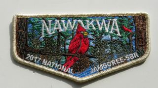 Oa Order Of The Arrow 2017 National Scout Jamboree Nawakwa Lodge 3 Flap Patch