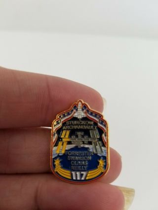 Sturckow Archambault Mars Exploration Rover and Discovery Space PINS STS - 107 3