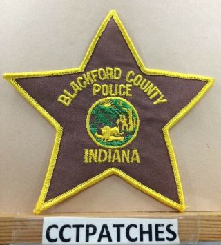 Blackford County,  Indiana Police Shoulder Patch In